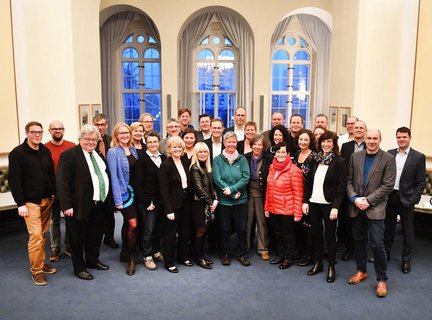 Das rot-rot-grüne Verhandlungsteam. Foto: dpa
