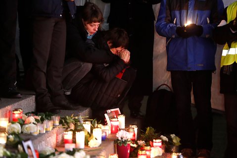 Berlin gedenkt der Opfer am Breitscheidplatz.