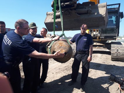 Polizeioberkomissar Engin Laumer hat den Zünder mit seinem Team gesprengt.