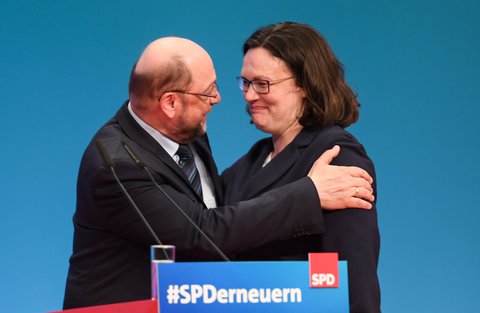 Martin Schulz und Andrea Nahles