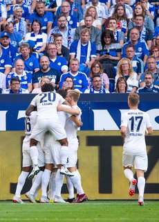 Der Jubel nach dem 1:0.