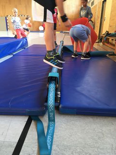 Slackline in der Waldschule Wehrda