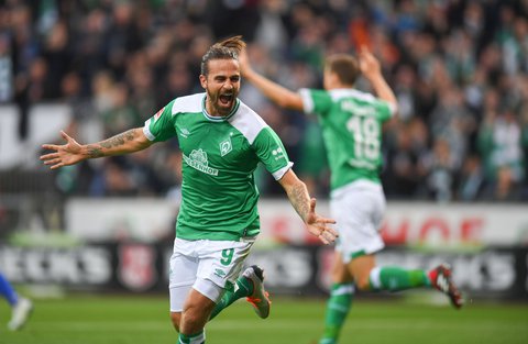 Harnik nach dem 1:0.