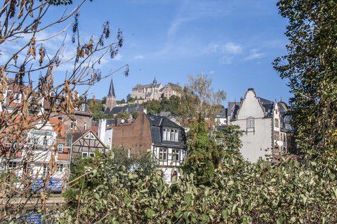 Marburg, Postkartenansicht