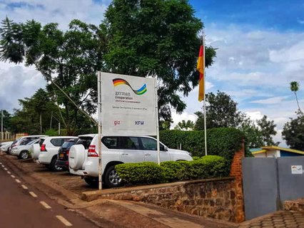 Deutsche Entwicklungszusammenarbeit in Ruanda.