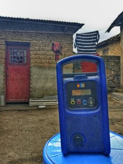 Solarradio zum Mitnehmen.