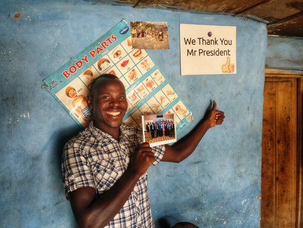 Daumen hoch für Mr. President.