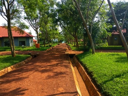 Malerisches Jugenddorf.