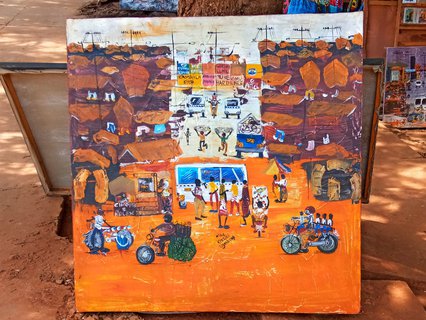 Fortbewegung in Uganda.