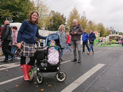 Diana Henninger freut sich über das familienfreundliche Fest.