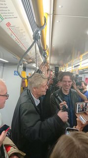 Burkhard Schwerbrock beim Singen. 