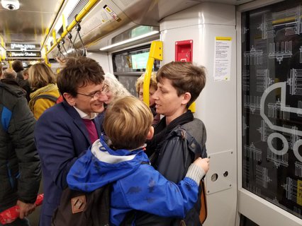 Levinia Steiner mit Robert Ide und Sohn