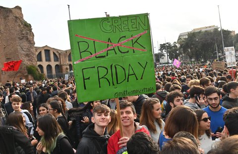 Klima-Streik in Rom