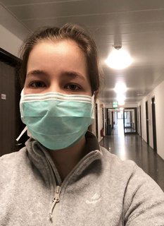 Ann-Sophie Muxfeldt war rund 14 Tage lang in der Kaserne.