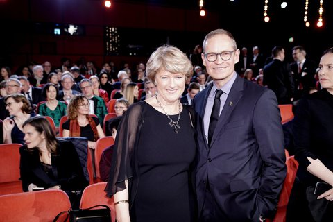 Monika Grütters und Michael Müller im Berlinale-Palast.