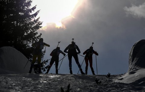 Der Biathlon in Südtirol.