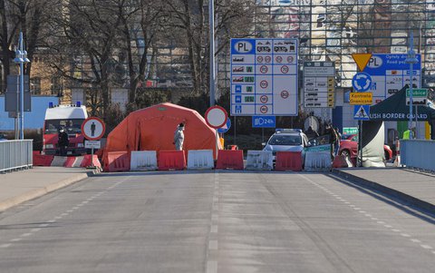 Der Überang Frankfurt(Oder)-Slubice ist zu.