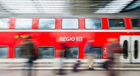 Die Bahn verzeichnet deutlich weniger Fahrgäste.