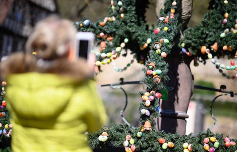 Ostereier-Suche im Freien? Das wird wohl nichts.