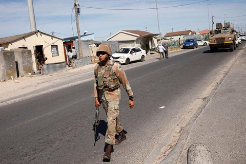 Südafrika steht unter einer 21-tägigen Ausgangssperre.