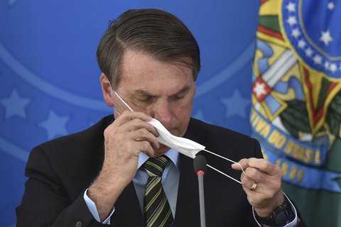 Alles halb so wild: So sieht es zumindest der brasilianische Präsident Jair Bolsonaro.