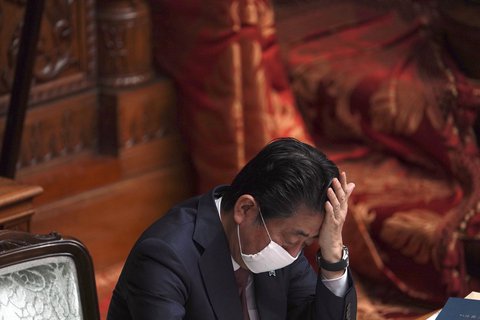 Zum Verzweifeln. Japans Ministerpräsident Abe.