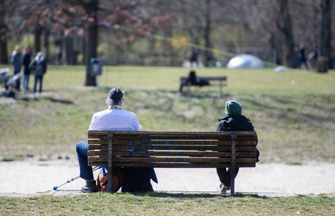 Abstand halten - das wird auch weiterhin gelten.