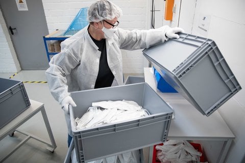 Heiße Ware: Schutzmasken sind gerade allenthalben gefragt.