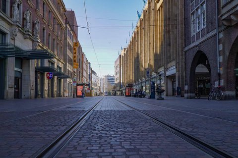 Die Bremer Einkaufstraße Obernstraße