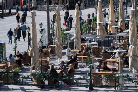 Kaffee trinken in Stockholm - das wird in Deutschland noch eine Weile nicht möglich sein. 