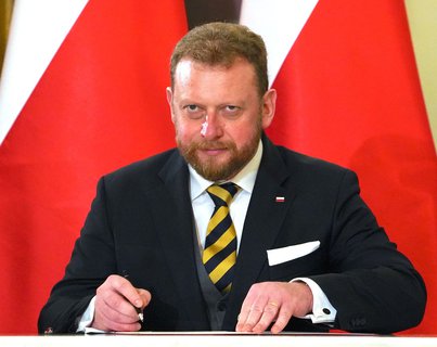 Polens Gesundheitsminister Lukasz Szumowski 