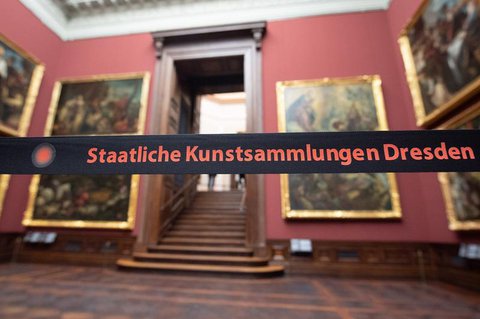 Die Gemäldegalerie in Dresden öffnet wieder.