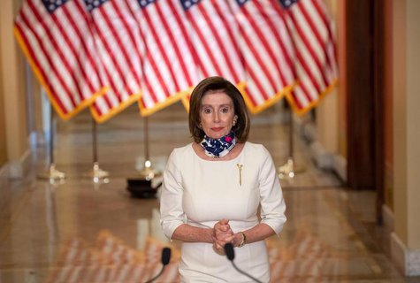 Ihre Forderung nach einem weiteren Billionenpaket hat kaum eine Chance: Nancy Pelosi.