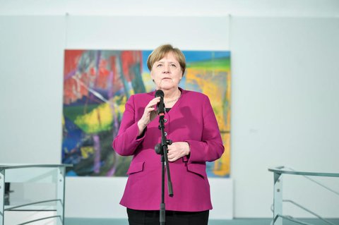 Hat mit ihren Ansprachen dazu beigetragen, das Vertrauen in den Staat zu stärken: Kanzlerin Angela Merkel.
