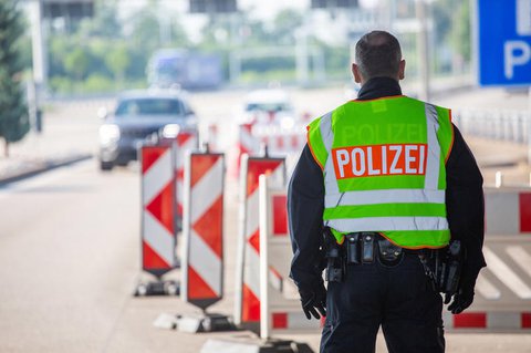 Grenzübergang in Weil am Rhein an der A5