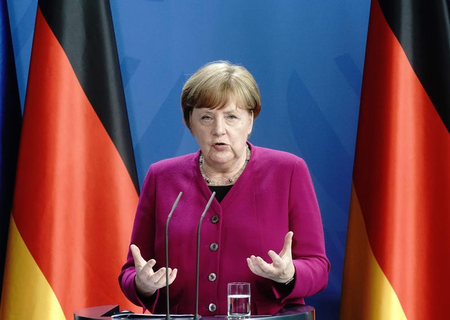 Angela Merkel, hier bei einer Pressekonferenz am Montag.