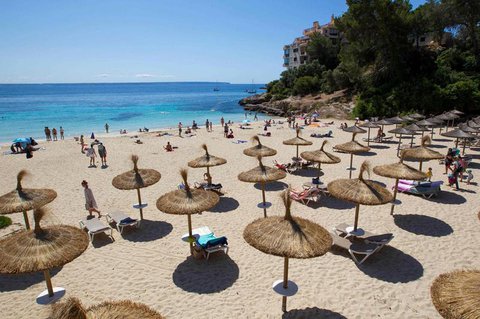 Auf Mallorca. Foto: AFP