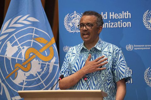 WHO-Präsident Tedros Adhanom Ghebreyesus .