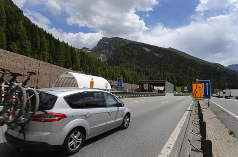 An der Grenze Österreich-Italien