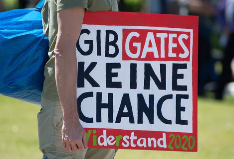 Viele Verschwörungsmythen zum Coronavirus richten sich gegen den Microsoft-Gründer Bill Gates