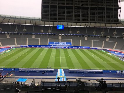 Noch eine Stunde bis zum Anpfiff.