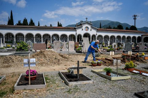 Friedhof in Bergamo