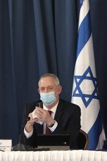  Israels  Verteidigungsminister Benny Gantz. 