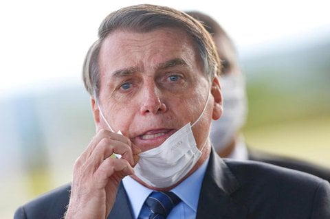 Jair Bolsonaro hatte seine Erkrankung am Dienstag bekanntgegeben. 