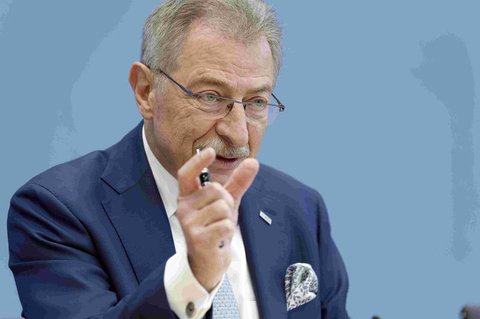 Industriepräsident Dieter Kempf - hier im Januar.