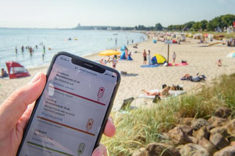 Die Ostseestrände sind stark ausgelastet.