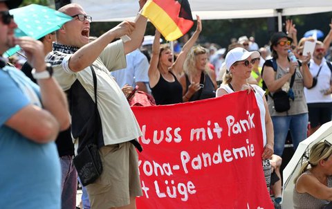 Demonstrierende in Dortmund.