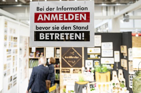 Auch bei der Messe 