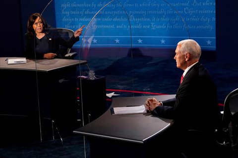 Kamala Harris und Mike Pence