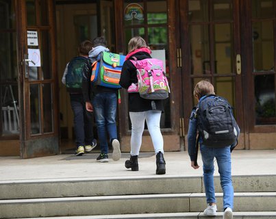 Grundschüler in Wiesbaden